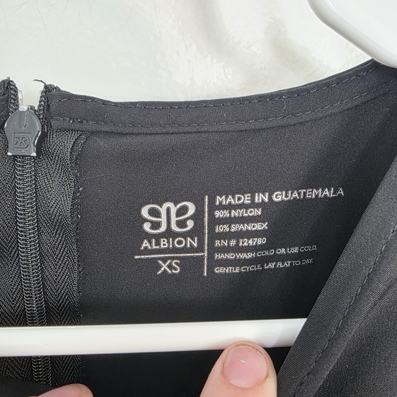 Albion Black Elastic Waist Athleisure Minimalist Sporty Jogger Jumpsuit Size XS - Picture 6 of 7